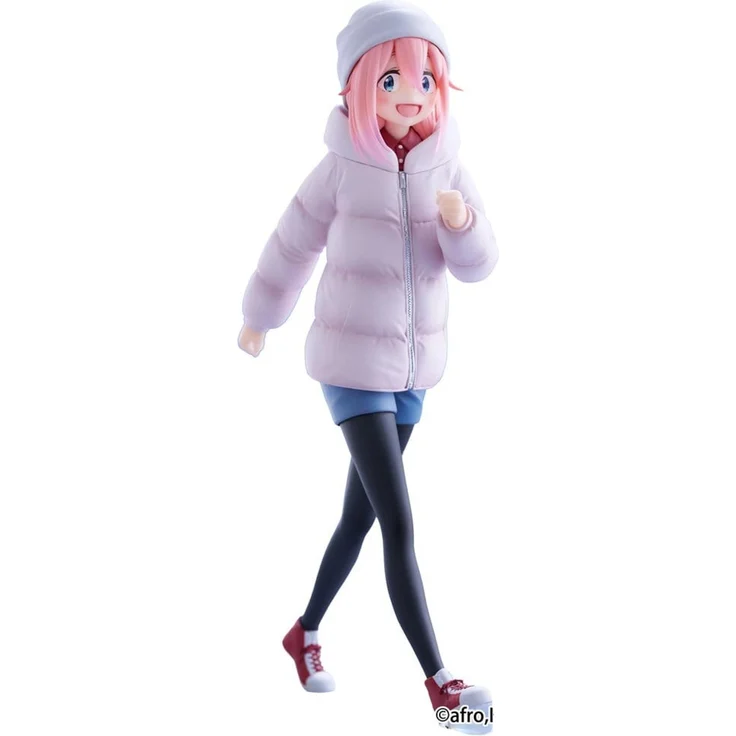 FuRyu Laid-back Camp Season 3 Trio-Try-iT PVC Statue Nadeshiko Kagamihara, 20 cm, detailreiche Verarbeitung mit lebendigen Charakterdetails, in bedruckter Box