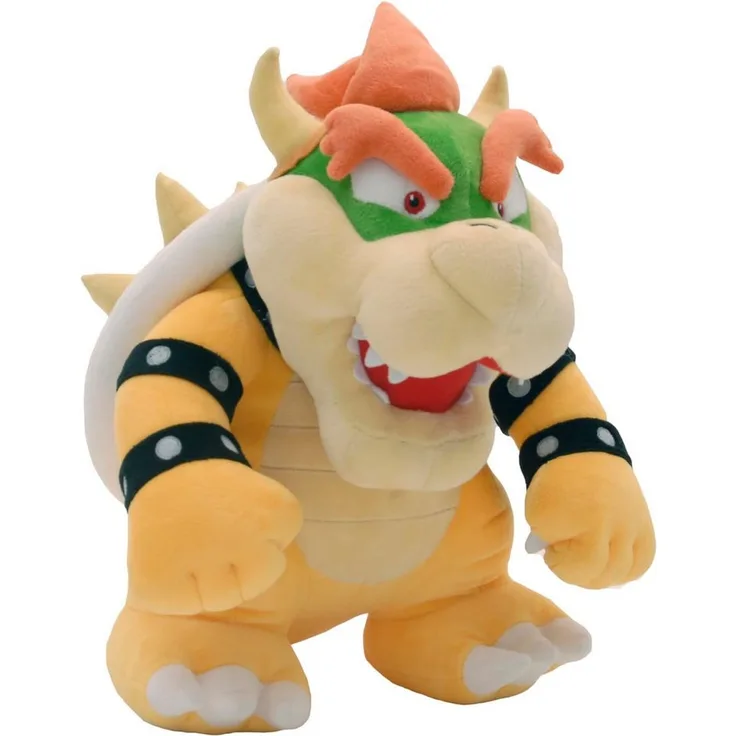 Together+ Plüschfigur Bowser, Nintendo-lizenzierte Kuscheltier in kuschelweicher Qualität
