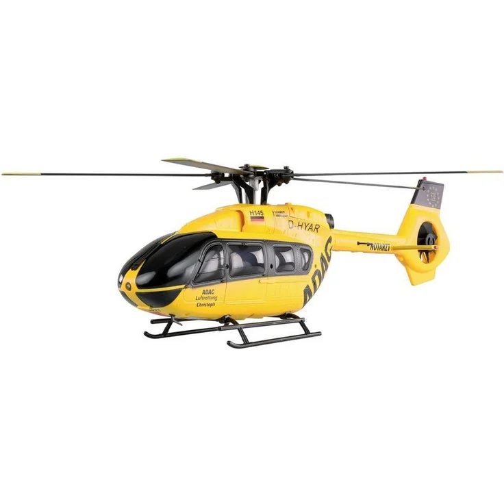 Amewi RC-Helikopter H-145 D-HYAR, Brushless 6-Kanal 6G RTF - LIZENZ, Fünfblattrotor, barometrische Elektronik, Auto-Start/Lande-Funktion