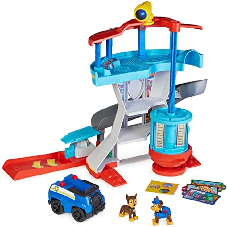PAW Patrol Lookout Tower Playset with Toy Car Launcher 2 Chase Action Figures Chase’s Police Cruiser and Accessories Kids Toys for Ages 3 and up – Bild 4