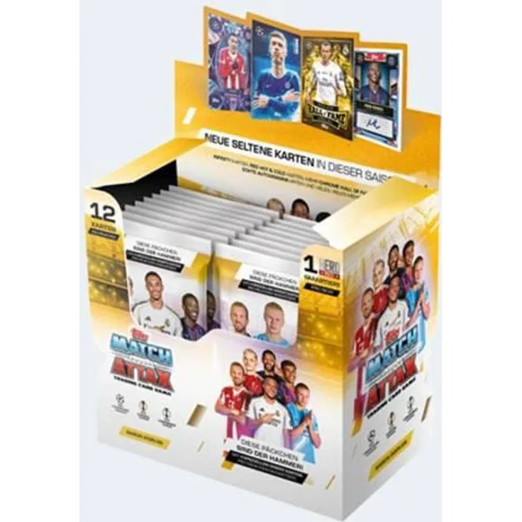 Topps UEFA Champions League Match Attax 2025/2026 TC, Booster mit 12 Sammelkarten