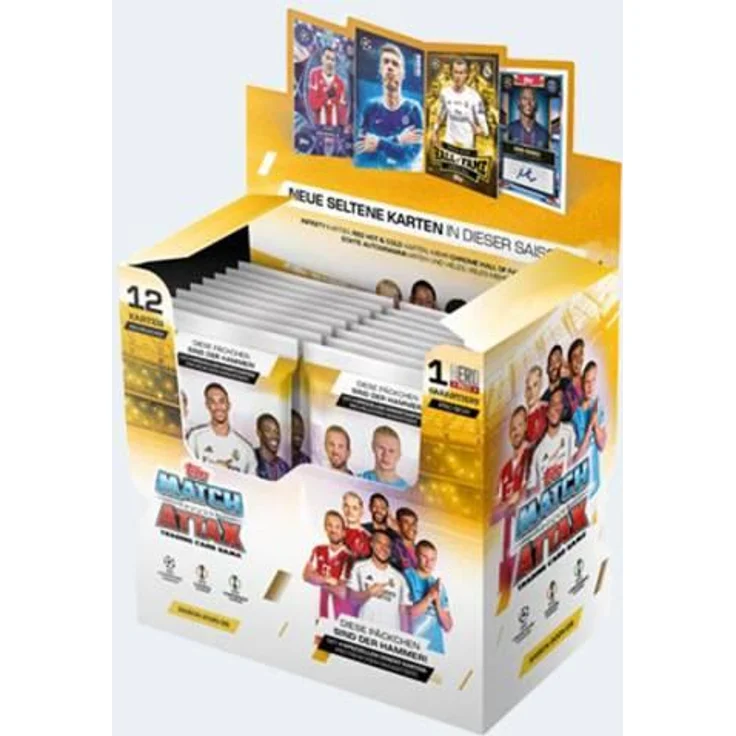 Topps UEFA Champions League Match Attax 2025/2026 TC, Booster mit 12 Sammelkarten