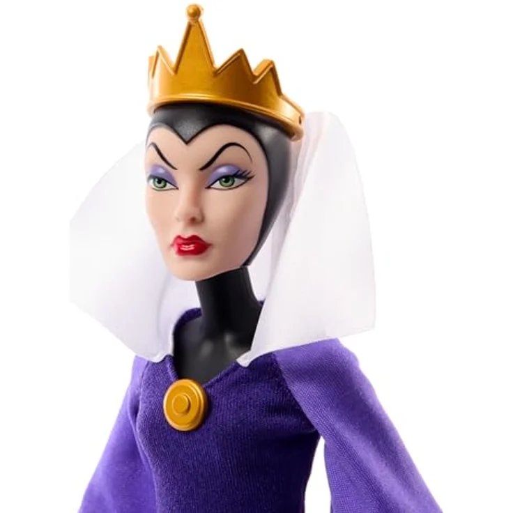Mattel® Anziehpuppe Disney Villains, Cruella de Vil mit schwarzem Kleid und Accessoires, für Sammler und Kinder ab 3 Jahren, HRF56 – Bild 2