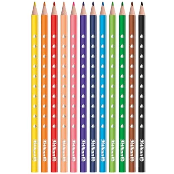 PELIKAN Buntstifte Silverino dreieckig 12 Farben – Bild 4