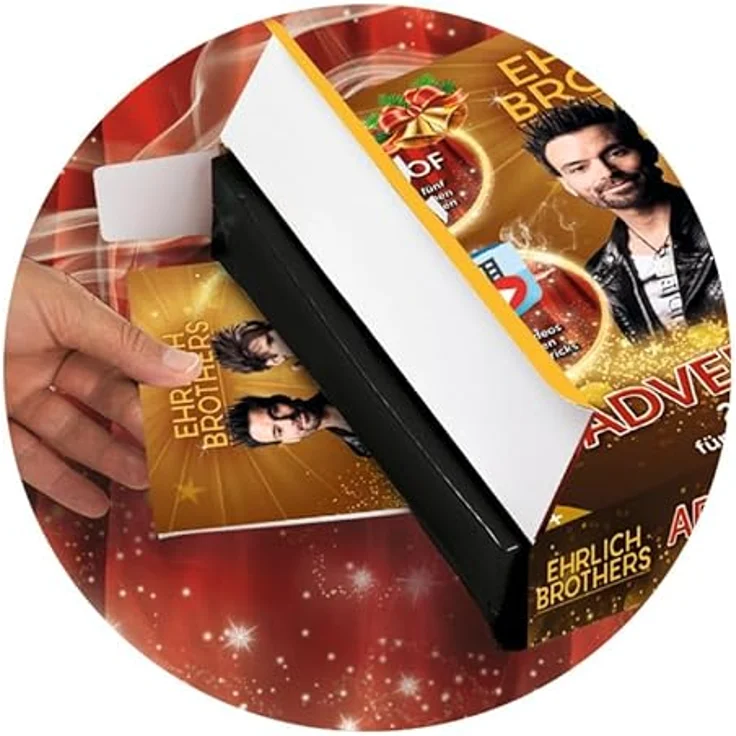 Clementoni Ehrlich Brothers Adventskalender 2024 - Weihnachtskalender der Magie mit 24 Zaubertricks für Kinder ab 7 Jahren, inspiriert von den Zauberkästen „Secrets of Magic”, „Modern Magic” und „Street Magic” - Preisvergleich – Bild 3