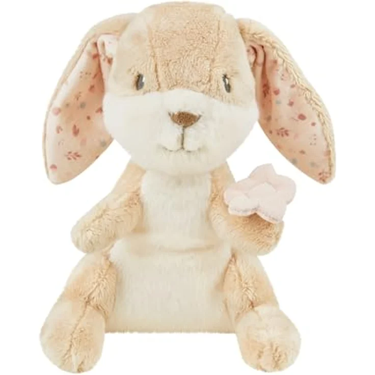 Sterntaler Kuscheltier L Hanni, Hase mit integrierter Rassel und weichem Polyester, waschbar bei 40 °C – Bild 3