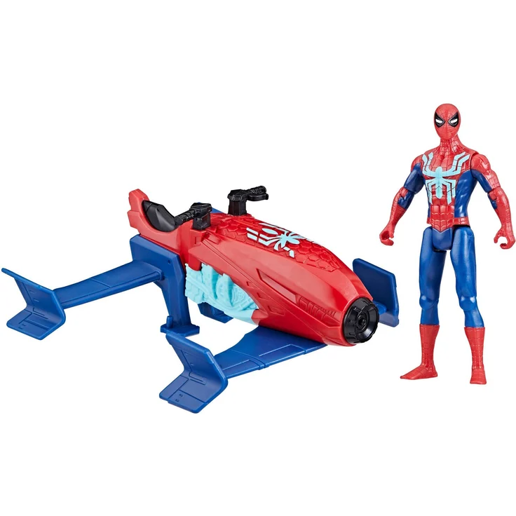 Hasbro Actionfigur Marvel Spider-Man, Spider-Man Jet Splasher, Spritzt Wasser – Bild 1