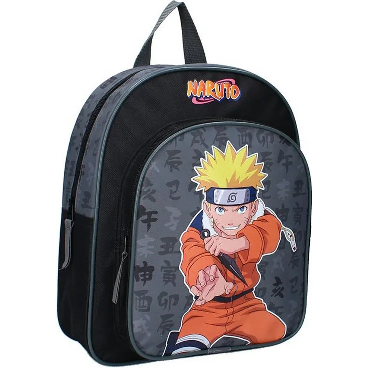 Naruto Schulranzen, Rucksack für Ninja-Helden, 30 cm hoch, robuster Stauraum für Bücher und Snacks