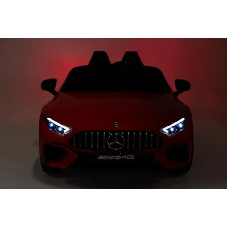 CARETERO Kinder Elektroauto SL63, Mercedes-Optik, akkubetrieben, rot, für Kinder ab 3 Jahren mit Fernbedienung und USB-Musikpanel – Bild 8