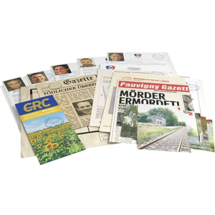 ThinkFun - Cold Case: Der letzte Zug. Der Krimi im eigenen Heim. Was ist passiert? Ein Rätsel-Spiel für Einen oder in de – Bild 3