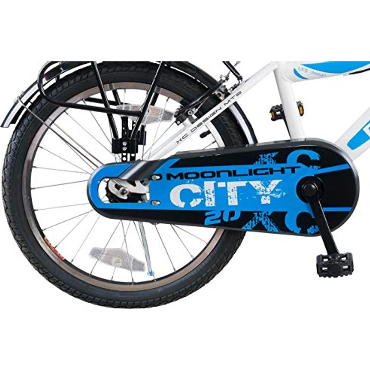 Rezzak 20 Zoll Jungenfahrrad Kinderfahrrad Rücktrittbremse RH 33 Weiss Blau NEU – Bild 5