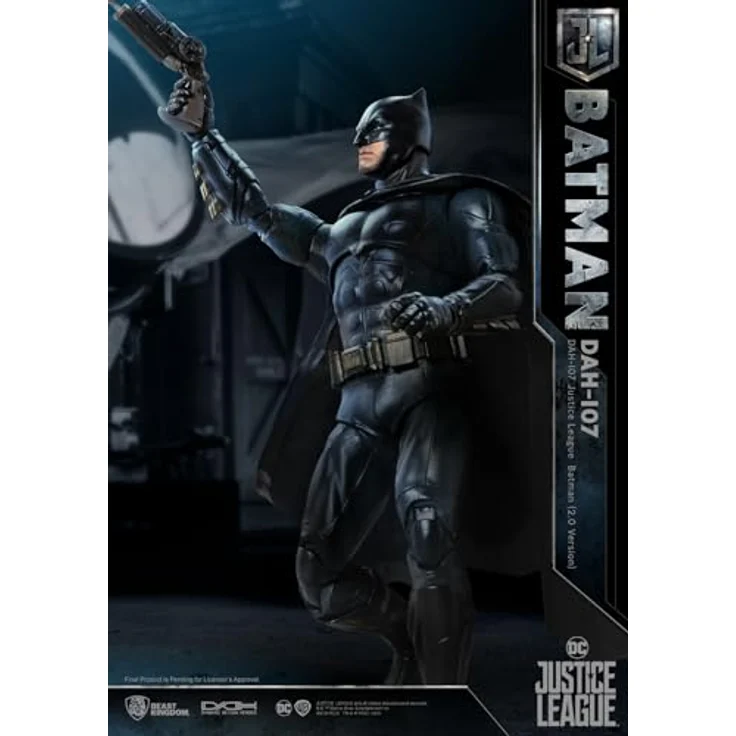 Beast Kingdom Toys Justice League Batman Dynamic 8ction Heroes Actionfigur 1/9, 20 cm mit Zubehörteilen in bedruckter Box – Bild 7