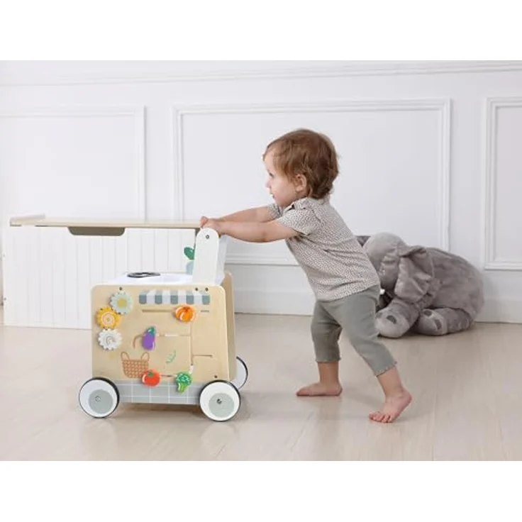 CHIC2000 Lauflernwagen Activity-Walker, Holz-Spielküche für kreative Entdecker ab 12 Monaten – Bild 5