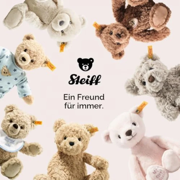 Steiff Kuscheltier Anhänger Mr. Bones, Teddybär mit Skelett-Details, 16 cm, mehrfarbig, waschbar bei 30 °C – Bild 4