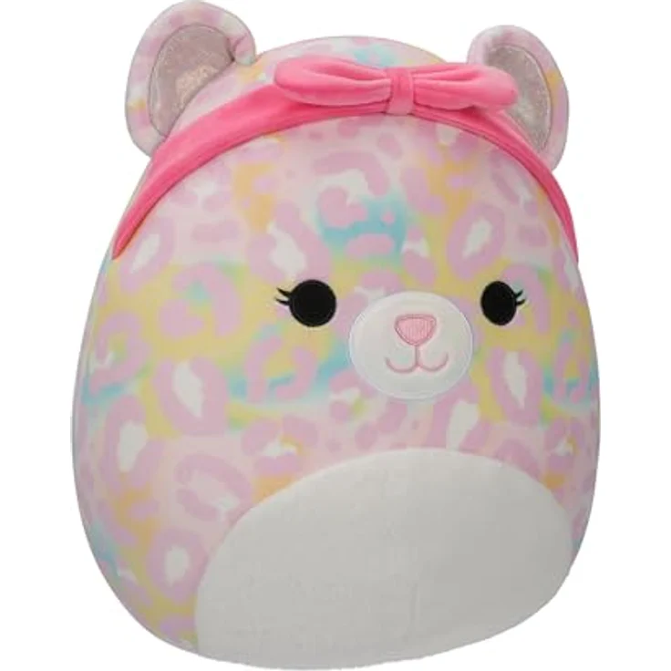 Squishmallows SQCR05426 - Michaela der Regenbogen Leopard 30 cm, offizielles Jazwares Plüsch, superweiches Kuscheltier – Bild 2