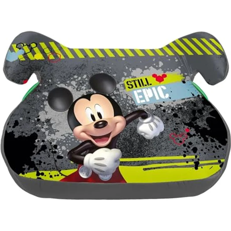 Seven Polska Kindersitzerhöhung "MICKEY - still epic", EC Norm R129, für Kinder 125-150 cm, abnehmbarer und waschbarer Bezug – Bild 1