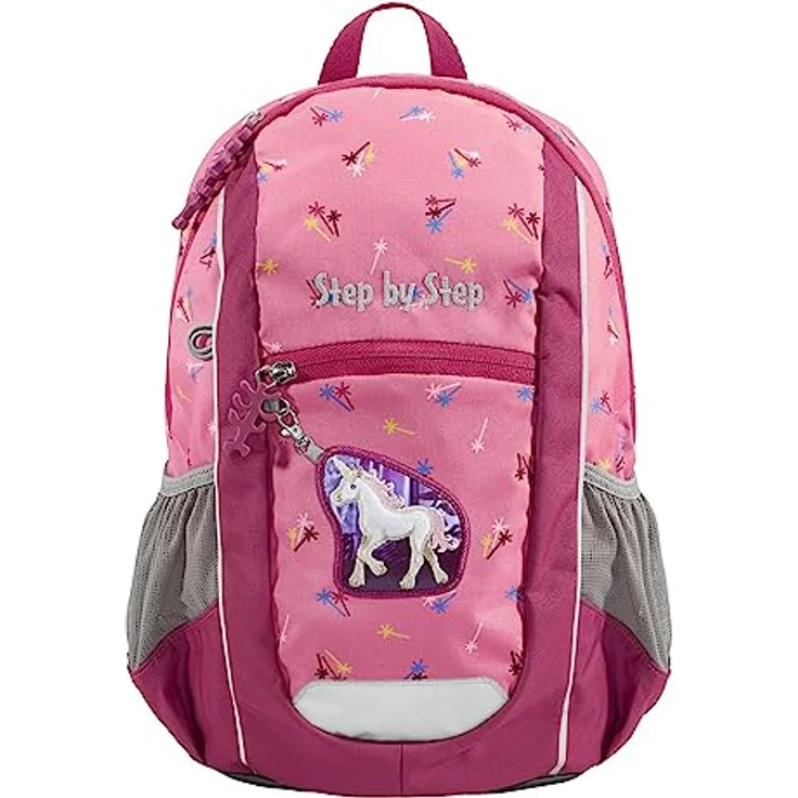Step by Step Rucksack-Set KIGA Maxi „Little Unicorn Nuala“, Ergonomischer Kinder-Rucksack für Kita & Kindergarten, 10 l, rosa – Bild 2