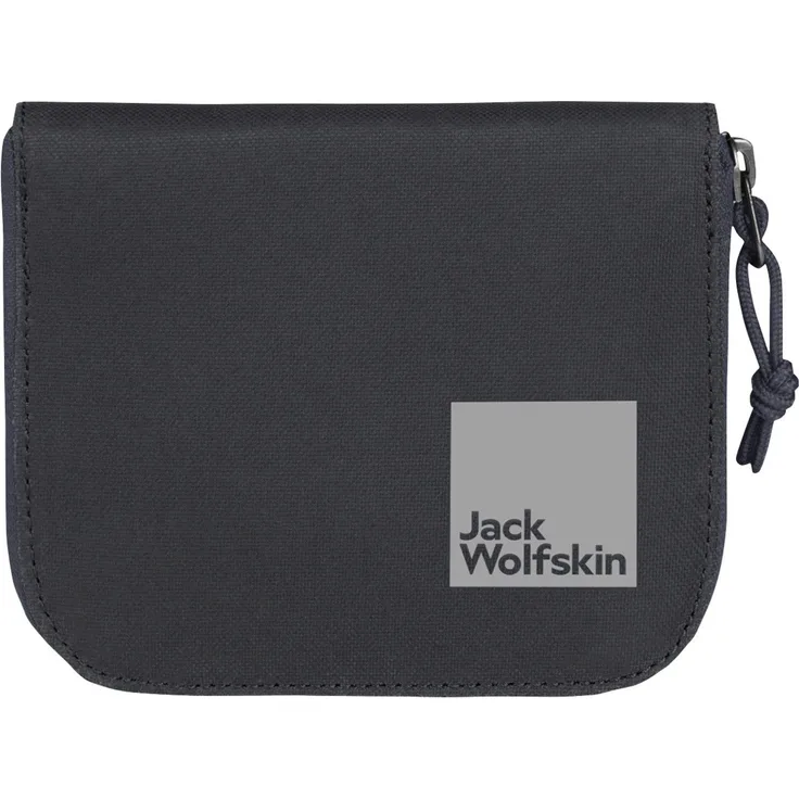 Jack Wolfskin Geldbörse Konya Wallet Black, Kinderportemonnaie aus robustem ARMATECH PLUS 600D-Gewebe