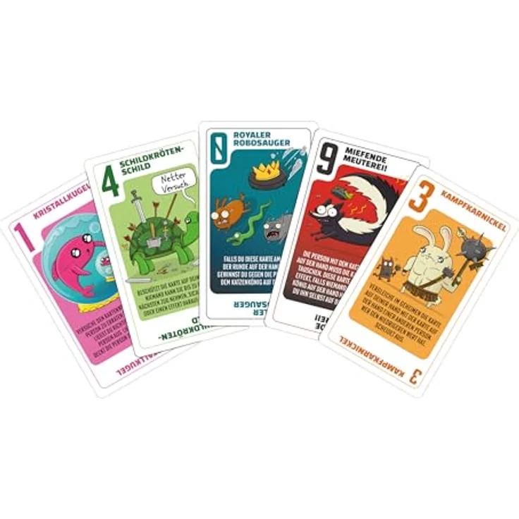 Exploding Kittens Power Hungry Pets, Partyspiel Kartenspiel, 2-6 Spieler, Ab 7+ Jahren, 15 Minuten, Deutsch, Mehrfarbig – Bild 5