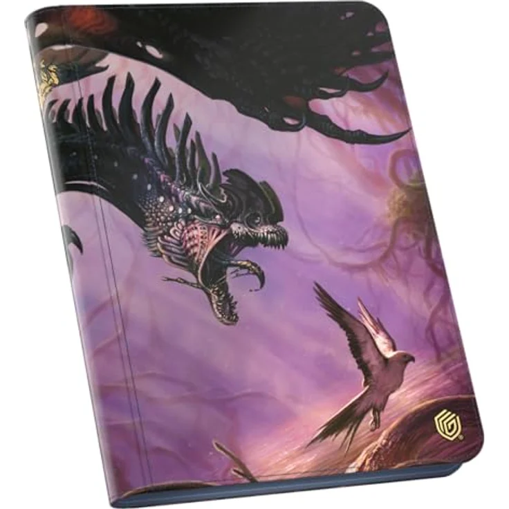 Ultimate Guard Zipfolio 360 Xenoskin für Magic: The Gathering "Tarkir: Dragonstorm" - Feral Deathgorger, reißfeste Hülle mit seitlichem Lade-Design, säure- und PVC-freie Taschenseiten – Bild 1