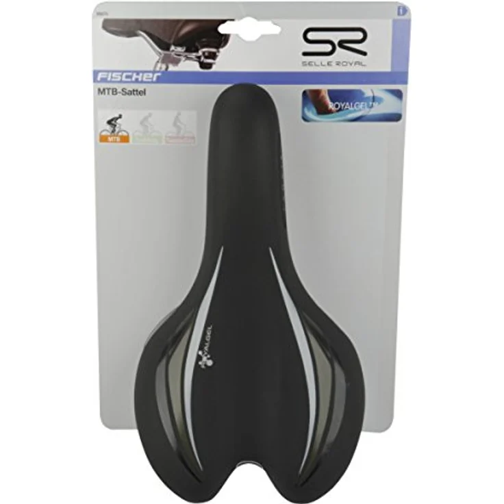 Selle Royal Erwachsene SR MTB Gel Mountainbikesattel, schwarz, One Size – Bild 2
