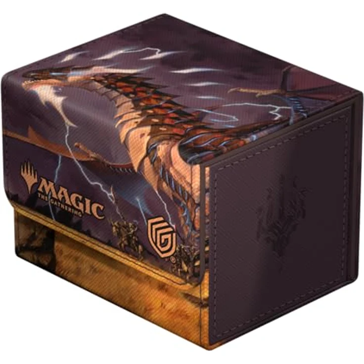 Ultimate Guard Sidewinder 100+ Xenoskin, Magic: The Gathering "Tarkir: Dragonstorm" Ghostfire - Neriv, Heart of the Storm, für 100 Double-Sleeve oder 120 Single-Sleeve-Karten, schwarz – Bild 2