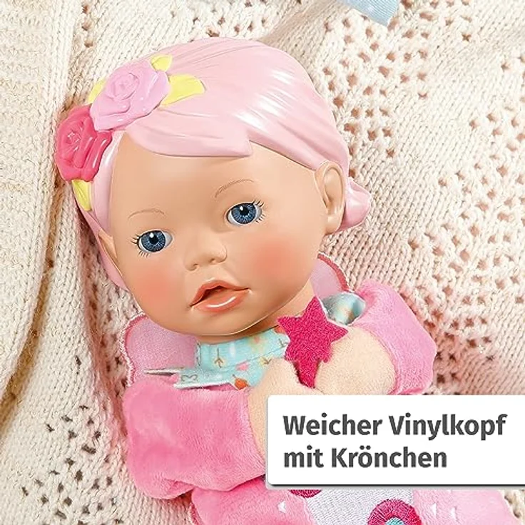 BABY born for Babies 26cm, Handpuppe Fee, waschbare Fingerpuppe, Babypuppe ab 0 Monaten,834695, Zapf Creation – Bild 3