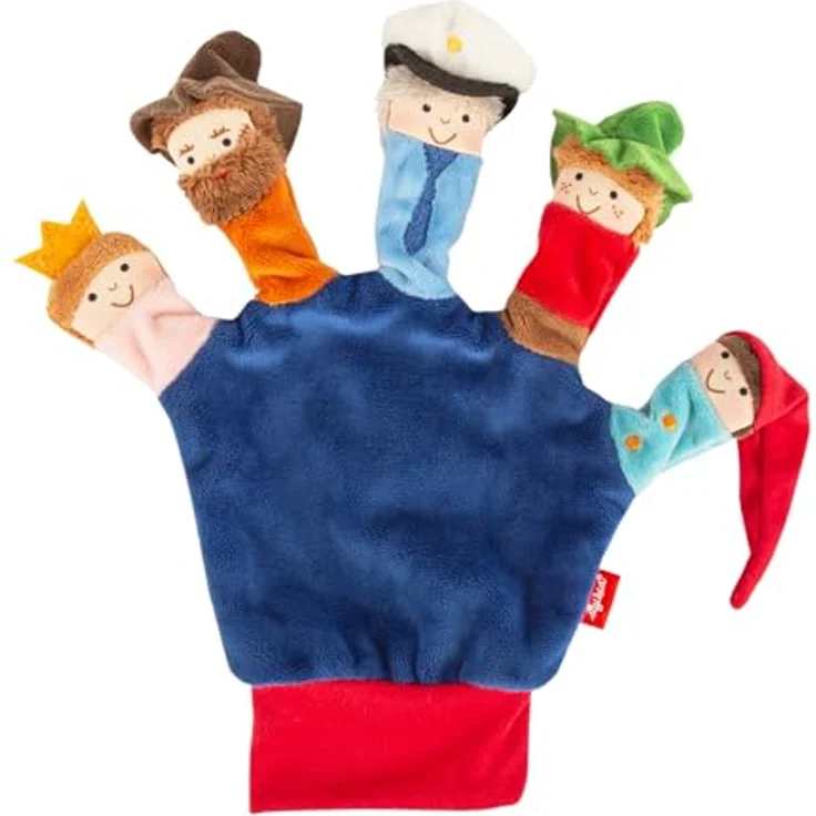 Sigikid Spielhandschuh Räuber, Handpuppen-Set für Babys und Kleinkinder, fördert Kreativität und Sprachentwicklung, waschbar bei 30 °C, Alter: 6-48 Monate – Bild 2