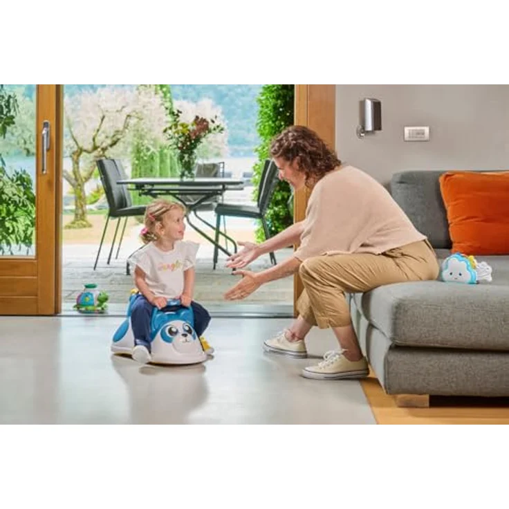 Chicco 3in1 Panda, Rutscher mit schwenkbaren Rädern, Schubkarrenmodus, Montessori-Unterteilungsfach, fördert Bewegung und Kreativität, Babyspielzeug für 1-4 Jahre – Bild 2