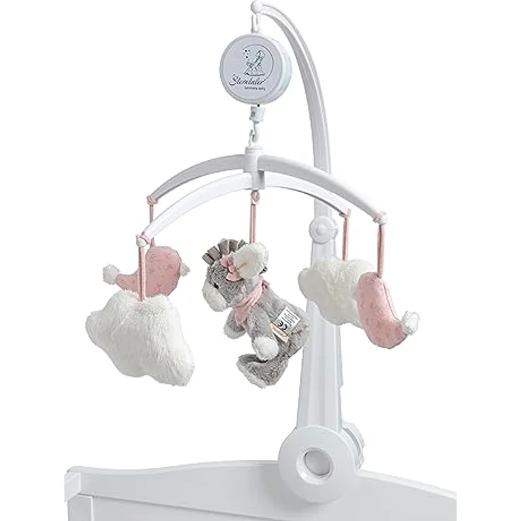 Sterntaler® Mobile Emmi Girl, Baby-Mobile mit flauschigen Wolken und Melodie "You are my sunshine" – Bild 6