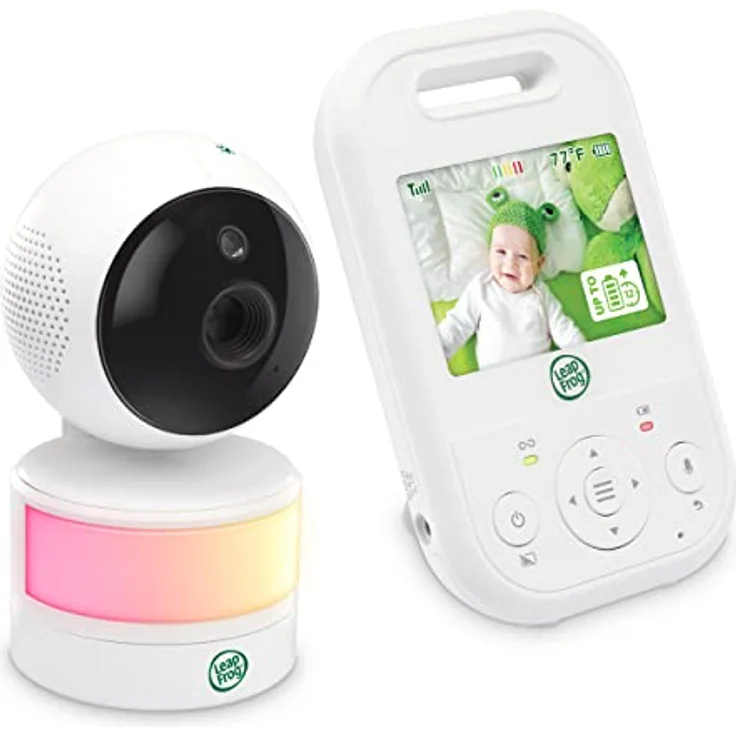 LeapFrog LF2513 Babyphone mit Kamera, Schwenk- und Neige Video Baby Monitor, 2.8 Inch Display, Nachtsicht, 300 m große Reichweite,12H Lange Akkulaufzeit Babyphone,Beruhigende Schlaflieder – Bild 14