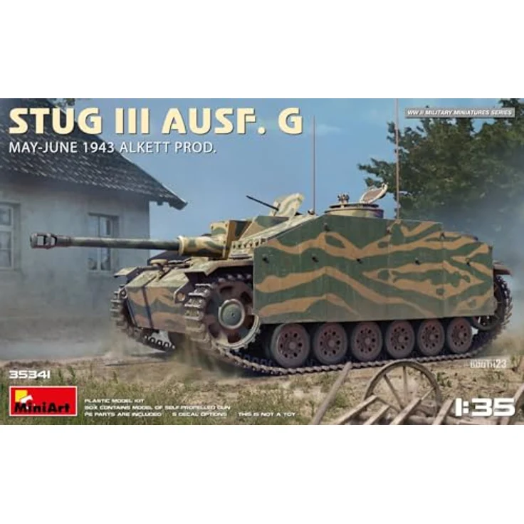 Other 1:35 StuG III Ausf. G Mai-Juni 1943 Alk, Modellfahrzeug mit beweglichen Luken und Photoätzteilen, 5 Varianten darstellbar – Bild 8