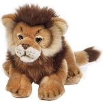 Freek Vonk x BRESSER Kuscheltier FREEK VONK x BRESSER Löwe Aristo, Kuscheltier mit recycelten Materialien gefüllt, Waschmaschinenfest bis 30 °C, 40 cm, braun