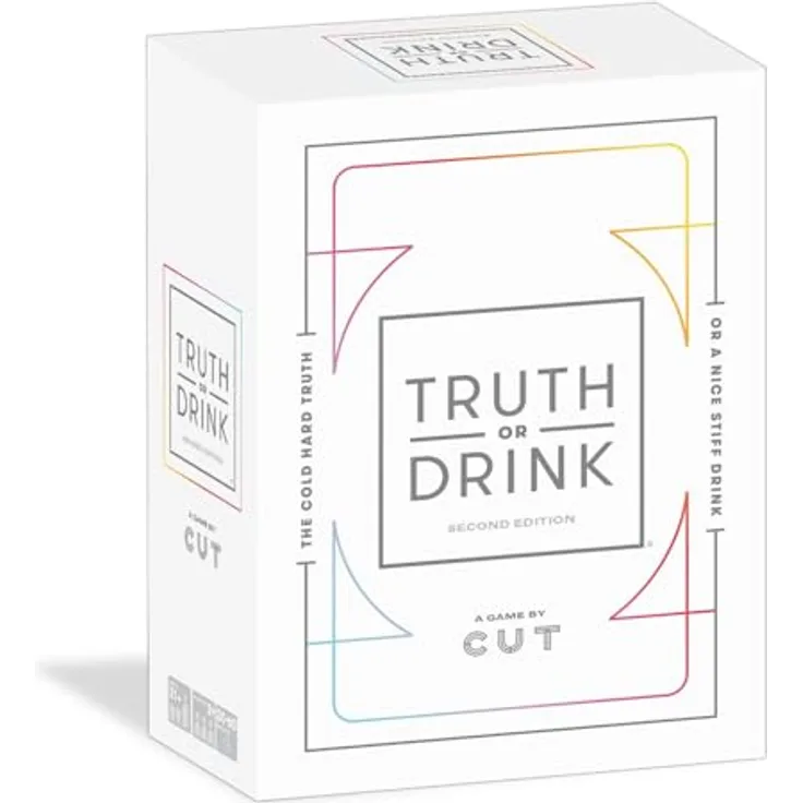 Huch Truth or Drink, Kartenspiel mit über 410 Karten, inklusive harmlosen und „Extra dirty“ Fragen
