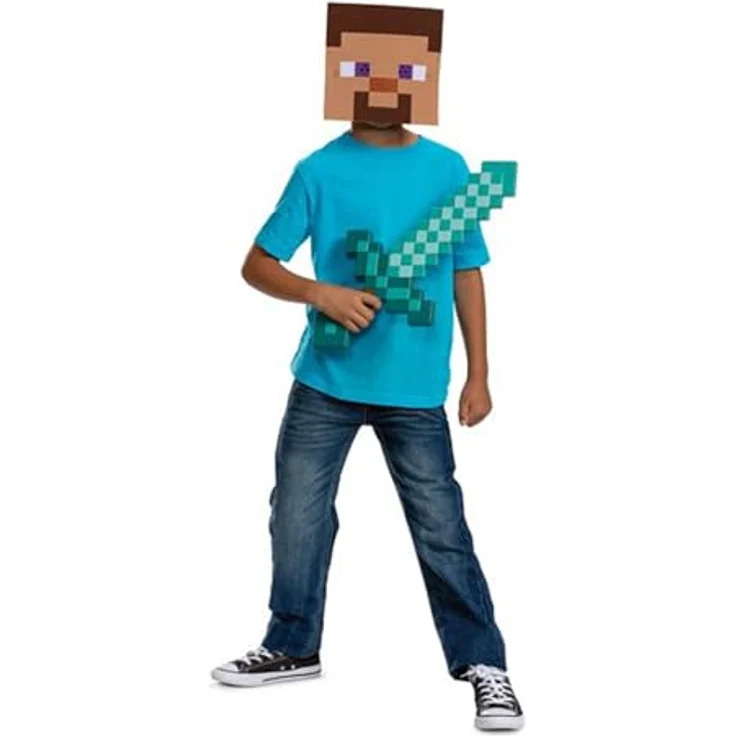 Jakks Pacific Minecraft - Spielset - Schwert und Maske, Kostümzubehör für Kinder ab 3 Jahren – Bild 3