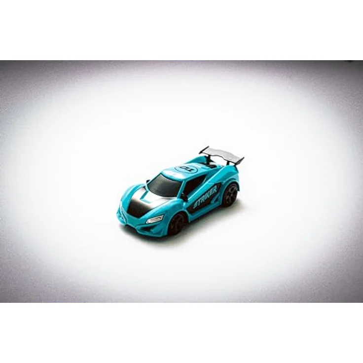 Carson 500404274 1:60 Nano Racer Striker 2.4GHz türkis - Ferngesteuertes Auto, RC Fahrzeug, Fahrzeit 20 min, Reichweite 30m, RC Auto für Kinder – Bild 3