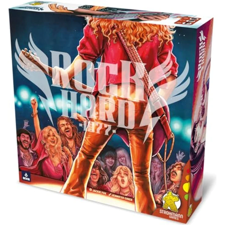 Strohmann Games Rock Hard: 1977 – Musik Brettspiel der 70er Jahre für 2-5 Spieler, Deutsch – Bild 1