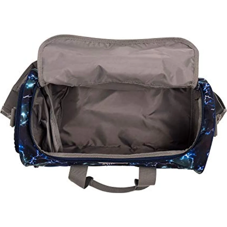 School Mood 'Sporttasche Felix (Wolf)', 18 l, separates Nassfach, reflektierende Flächen, wechselbarer Patchy – Bild 4