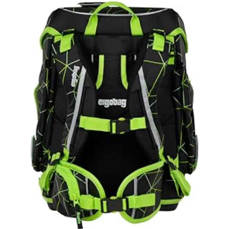 ergobag Schulranzen CyBär Race Cubo Set, funktionale Rückenpolsterung und ergonomisches Design, neu – Bild 8