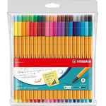 Fineliner - STABILO point 88 - 40er Pack - 40 Farben - Preisvergleich