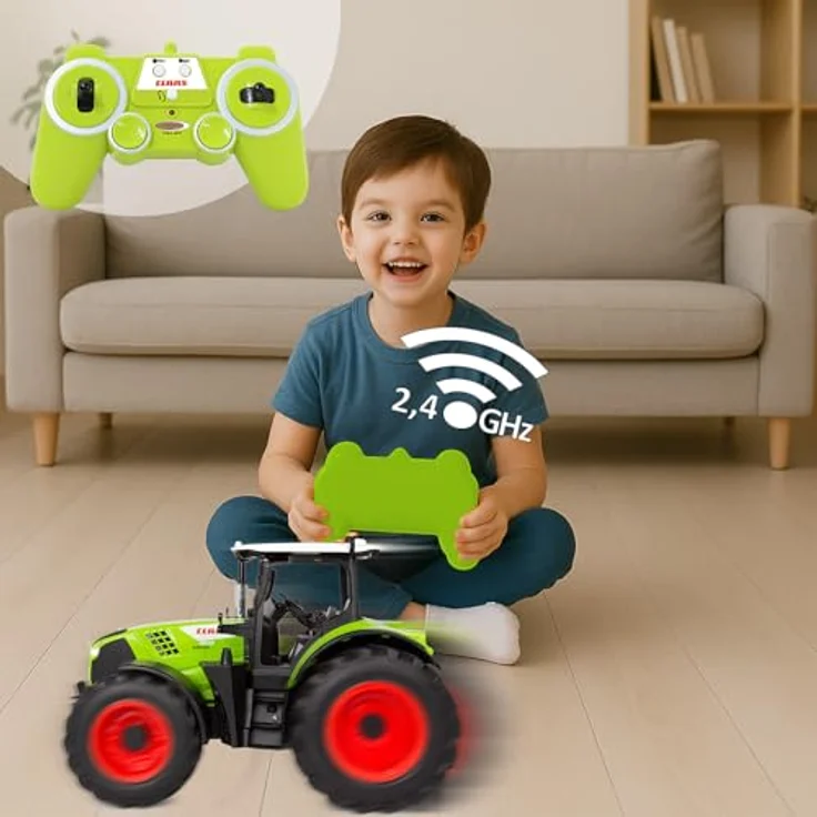 Jamara RC-Traktor Claas Arion 660 1:16 2,4GHz, ferngesteuert mit RC-Plug-System, offiziell lizenziert – Bild 3
