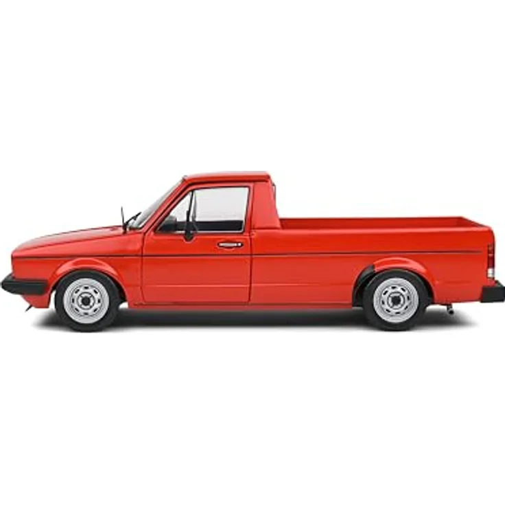 Solido 1:18 Volkswagen Caddy MK.1, Die-cast Modellfahrzeug in rot mit Kunststoffsockel – Bild 3