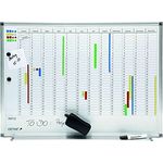 GENIE AP2000 Jahresplaner Magnettafel Terminplaner Whiteboard Wandtafel Pinnwand