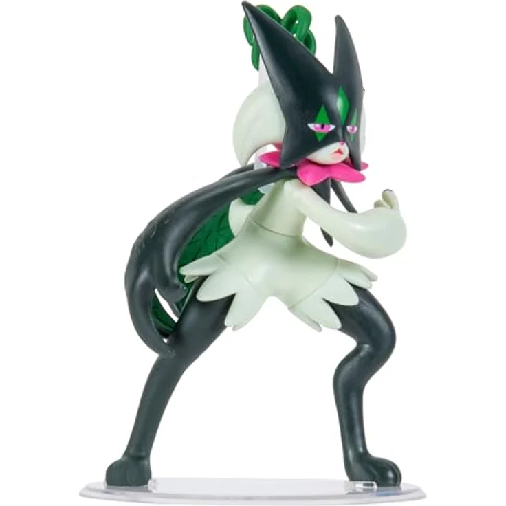 Pokémon PKW4080 - Battle Feature Figur Maskagato, 11,5 cm, mit authentischen Details und Angriffsfunktion – Bild 3