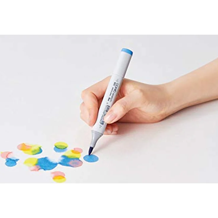 Copic COPIC Sketch Marker Typ Y - 11, Pale Yellow, professioneller Pinselmarker mit Super-Brush- und Medium-Broad-Spitze – Bild 3