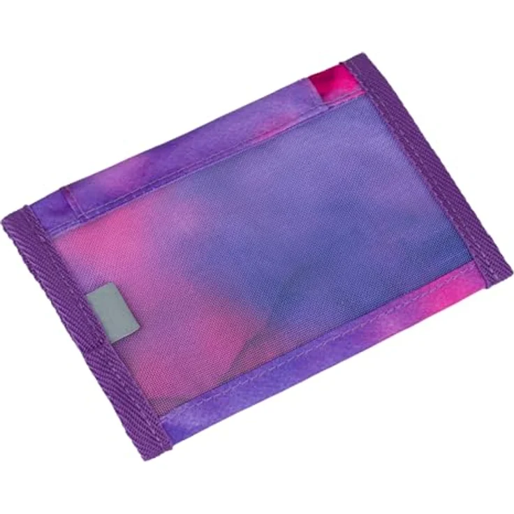 Baagl Brustbeutel Kinder - Geldbörse für Mädchen, Mini Portemonnaie mit Münzfach und Kordel, robustes Polyester, Pferd Design, 14,5 x 8,5 cm – Bild 2