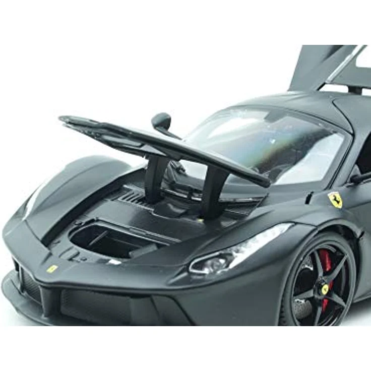 Bburago Ferrari LaFerrari, hochwertiges Modellfahrzeug aus Zinkguss mit funktionierenden Türen und Hauben in Geschenkbox – Bild 7