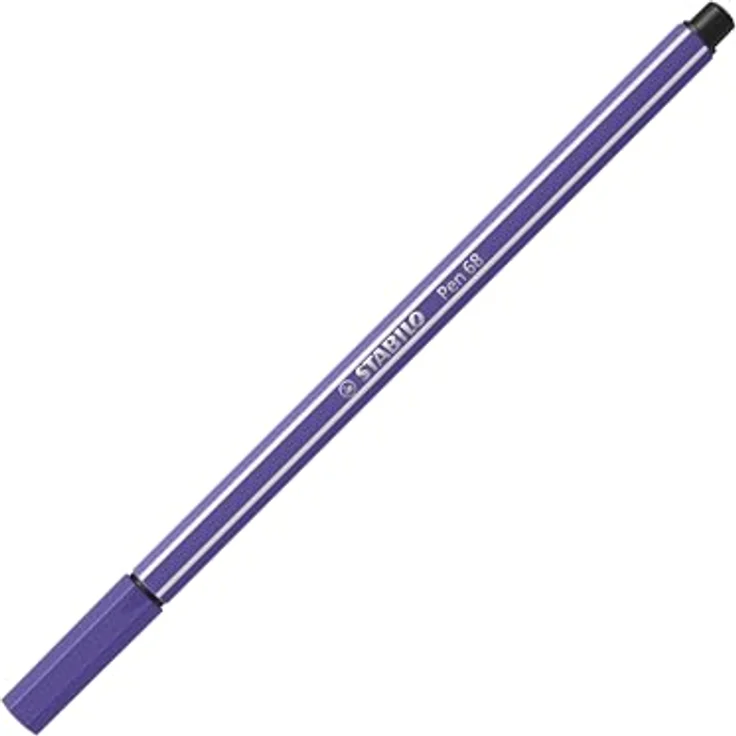 STABILO Faserstift STABILO Pen 68 ARTY Filzstift - M - 1 mm - 18er Set - Hohe Farbbrillanz - 18 verschiedene Farben – Bild 3