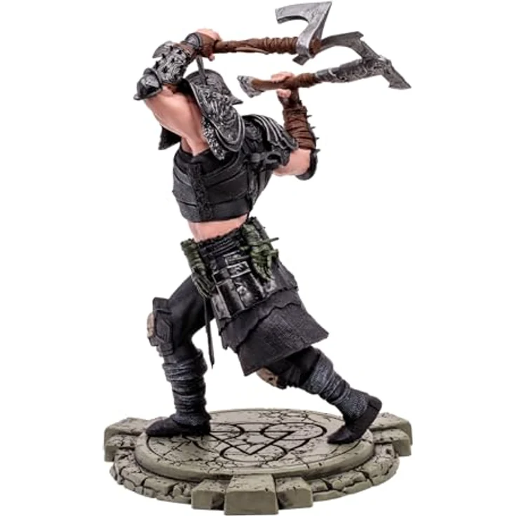 McFarlane Toys Actionfigur Diablo 4, 18 cm, Mit Zubehör, Sammelkarte und Base, detailreich und beweglich – Bild 9