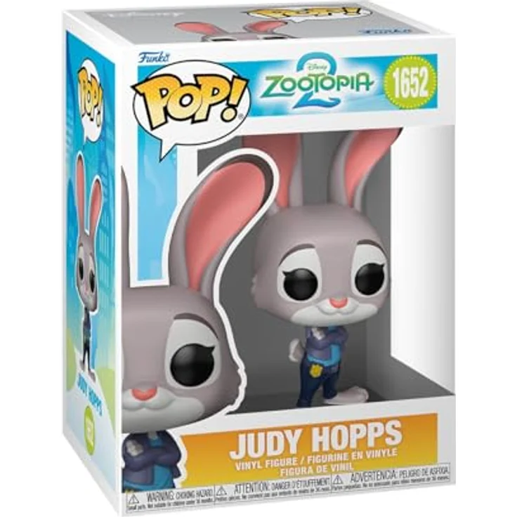 Funko Pop! Disney Zootopia 2 - Judy Hopps - Vinyl-Sammelfigur, 9,5 cm, ideales Geschenk für Sammler und Fans, offizielle Handelswaren – Bild 1
